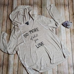 Hooded Long Sleeve shirt